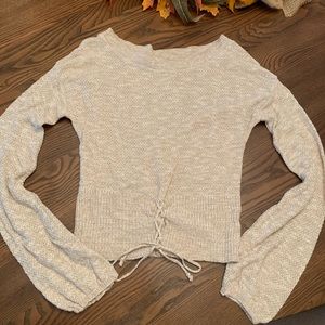 NWOT, Francesca’s Small Oatmeal Colored Sweater